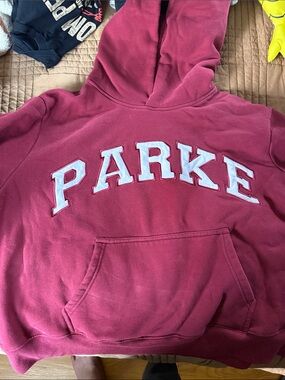 PARKE Burgundy Pullover Hoodie